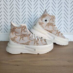 ❤️Converse Rare Legacy CX Platform Hi Leopard Sz 12 Women's Shoes Beige A06820C